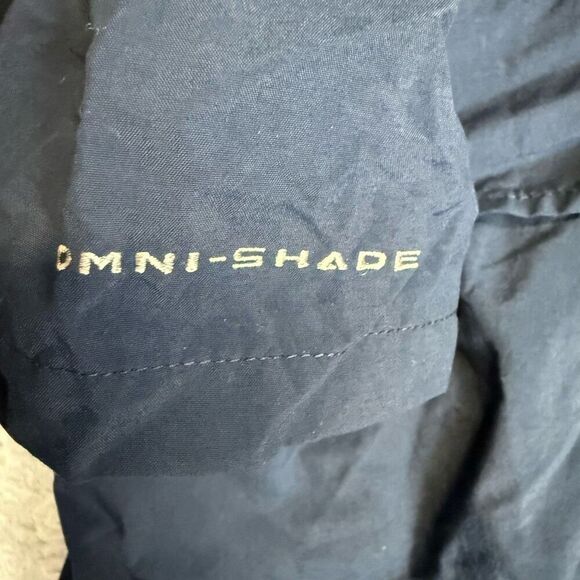 Columbia Men's Size 2XT Tall Blue Bahama Short Sleeve Button Down Shirt Top - Picture 5 of 7